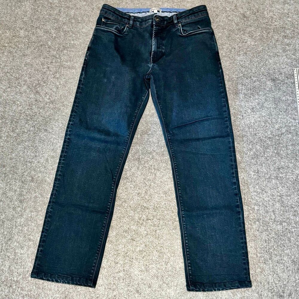 Peter Millar Fleece Denim Tailgate Jeans. Size 34.